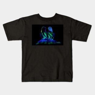 Northern Lights on Mother and Daughter Kids T-Shirt